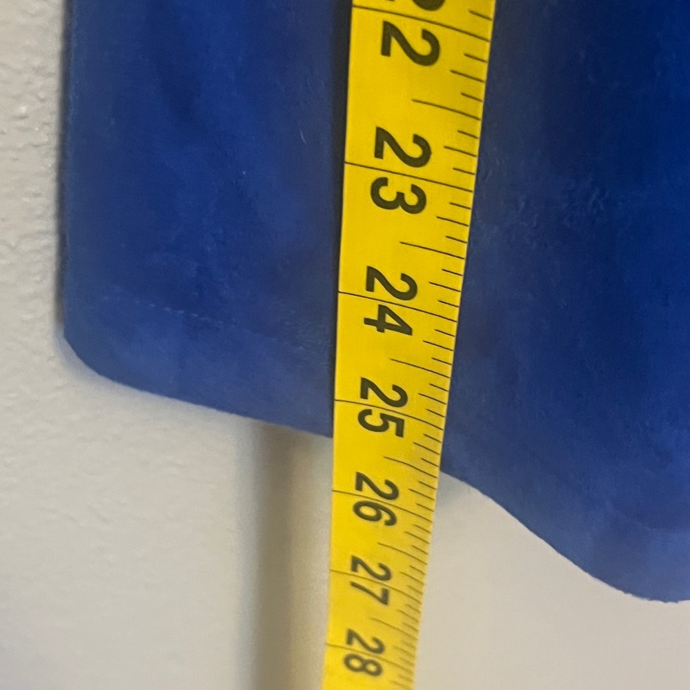 Banana Republic Blue Faux Suede Moto Jacket - Picture 9 of 9